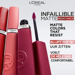 Online L'Oréal Paris Infaillible Matte Resistance 100 Fairytale Ending Lipstick Lipmake-Up