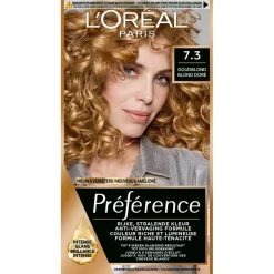 Discount L'Oréal Paris Préférence 7.3 Goud Middenblond Haarkleuring Haarverf