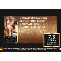 Discount L'Oréal Paris Préférence 7.3 Goud Middenblond Haarkleuring Haarverf