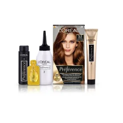 Hot L'Oréal Paris Préférence 5.3 Goud Lichtbruin Permanente Haarkleuring Haarverf