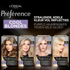 Sale L'Oréal Paris Préférence Cool Blondes 7.1 As Middenblond Permanente Haarkleuring Haarverf