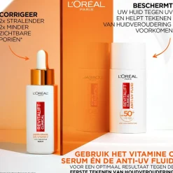 Hot L’Oréal Paris Revitalift Clinical SPF50+ Vitamine C Anti-UV Fluid Dagcreme