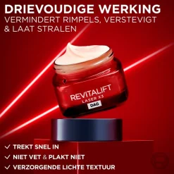 Hot L'Oréal Paris Revitalift Laser Anti-Rimpel Dagcrème Dagcreme