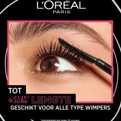 Outlet L'Oréal Paris Telescopic Lift Black Waterproof Mascara Mascara