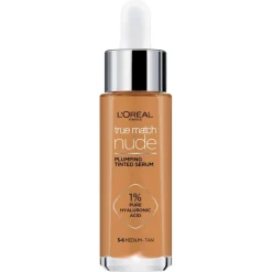 Best L'Oréal Paris True Match Nude 5-6 Medium Tan Plumping Tinted Serum Foundation