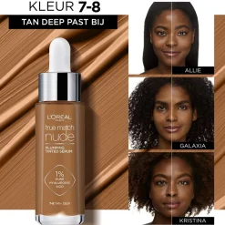 Outlet L'Oréal Paris True Match Nude 7-8 Tan Deep Plumping Tinted Serum Foundation
