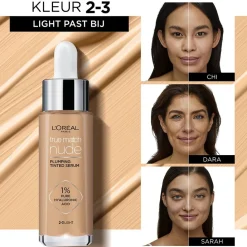 Clearance L'Oréal Paris True Match Nude 2-3 Light Plumping Tinted Serum Foundation