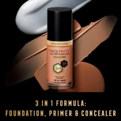 New Facefinity All Day Flawless N45 Warm Almond Foundation Foundation