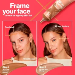 Hot Glow Framer 30 Hazel Bronzing & Illuminating Tint Foundation