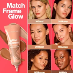 Sale Glow Framer 10 Sand Bronzing & Illuminating Tint Foundation