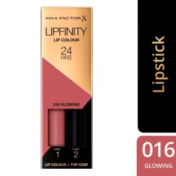 Clearance Lipfinity Lip Colour 016 Glowing 2-Step Longlasting Lipstick Lipmake-Up