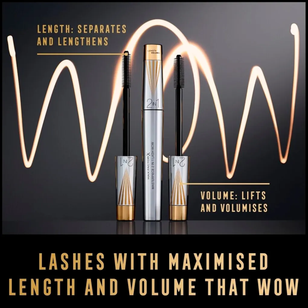 Hot Masterpiece 2-in-1 Lash Wow Brown Mascara Mascara