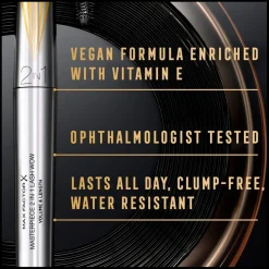 Hot Masterpiece 2-in-1 Lash Wow Brown Mascara Mascara