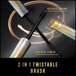 Hot Masterpiece 2-in-1 Lash Wow Brown Mascara Mascara