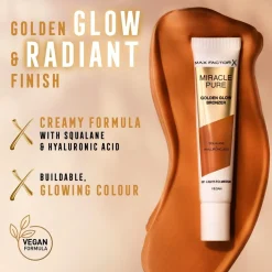 Hot Miracle Pure 001 Light-to-Medium Golden Glow Bronzer Bronzer