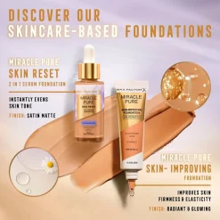 Sale Miracle Pure Skin Reset 40-60 Light 2-in-1 Serum Foundation Foundation