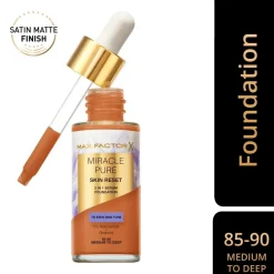 Miracle Pure Skin Reset 85-90 Medium to Deep 2-in-1 Serum Foundation Foundation