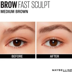 Outlet New York Brow Fast Sculp 04 Medium Brown Wenkbrauwmascara Wenkbrauw Make-Up