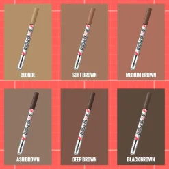 Clearance New York Build-A-Brow 255 Soft Brown Wenkbrauwpotlood en -Gel Wenkbrauw Make-Up