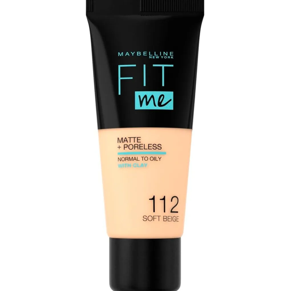 Sale New York Fit Me Matte & Poreless 112 Soft Beige Foundation Foundation