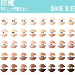 Best New York Fit Me Matte & Poreless 105 Natural Ivory Foundation Foundation