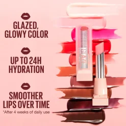 Hot New York Lifter Glaze 009 Latte Crush Oil Lippenbalsem Lipmake-Up
