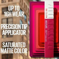 Hot New York SuperStay Matte Ink 20 Pioneer Lipstick Lipmake-Up