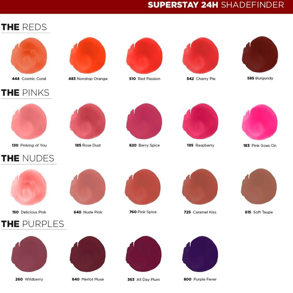 Online New York SuperStay 24HRS 150 Delicious Pink Lippenstift Lipmake-Up