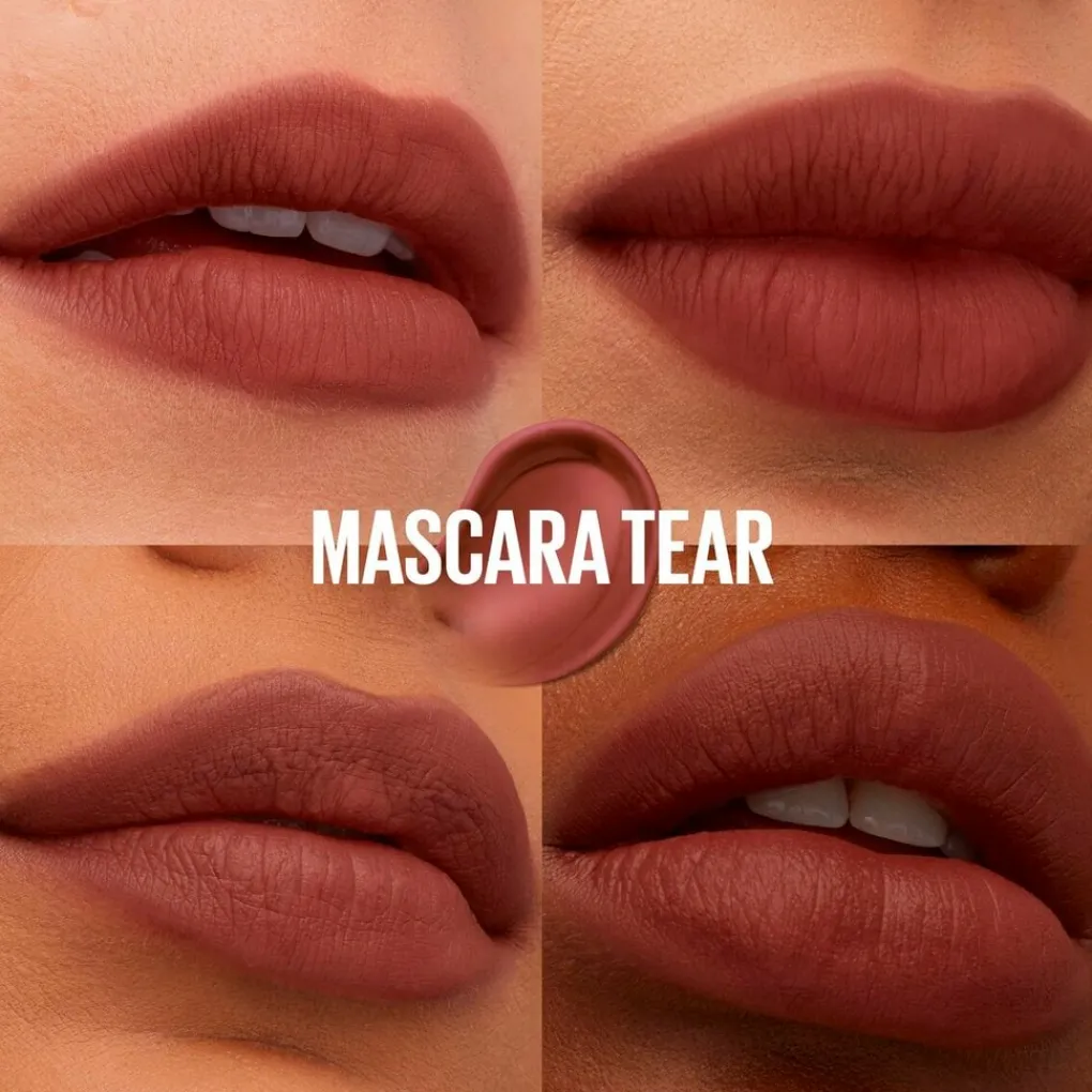 Online New York SuperStay Teddy Tint 20 Mascara Tear Lippenstift Lipmake-Up