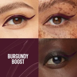 Clearance New York Tattoo Liner 103 Burgundy Boost Dip-Ink Liquid Eyeliner Eyeliner