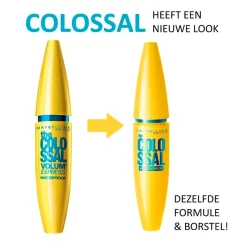 Hot New York The Colossal 100% Black Waterproof Mascara Mascara