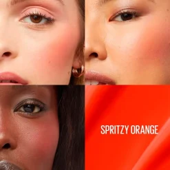Clearance Sunkisser 35 Spritzy Orange Hazy Matte Blush Highlighter|Blush