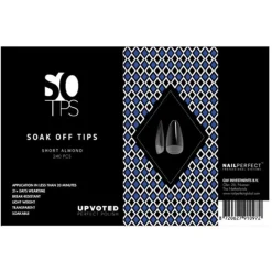 Sale UPVOTED Soak Off Tips Short Almond Nagelverzorging