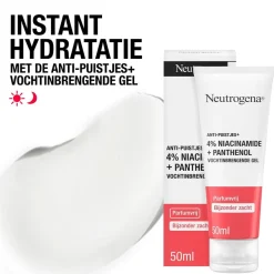 Clearance Anti-Puistjes+ 4% Niacinamide + Panthenol Vochtinbrengende Gel Dermacare|Dagcreme