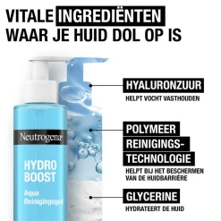 Hot Hydro Boost Aqua Reinigingsgel Dermacare|Gezichtsreiniging