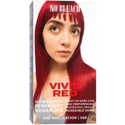 Hot No Vivid Red Permanent Vegan Dye Kit Haarverf