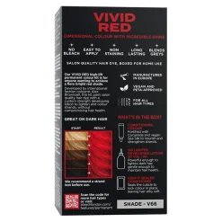 Hot No Vivid Red Permanent Vegan Dye Kit Haarverf