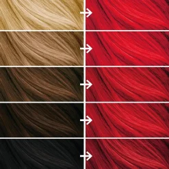 Hot No Vivid Red Permanent Vegan Dye Kit Haarverf