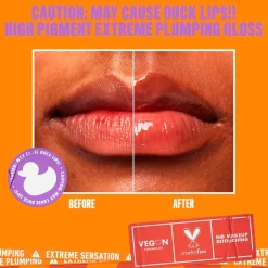 Sale 09 Strike A Rose Duck Plump Extreme Sensation Lipgloss Lipmake-Up