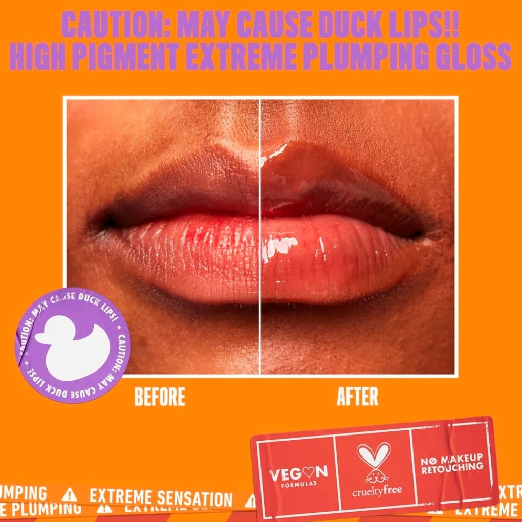 01 Clearly Spicy Duck Plump Extreme Sensation Lipgloss Lipmake-Up