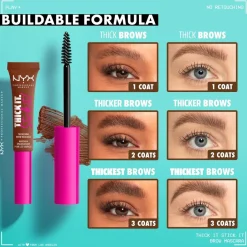 Hot Thick It. Stick It! Cool Ash Brown Brow Mascara Wenkbrauw Make-Up