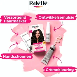 Sale Palette Perfect Gloss 1-0 Zwart Niet-Permanente Haarverf Haarverf