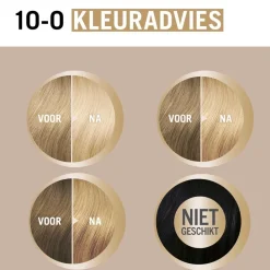 Discount 10-0 Natuurlijk Ultra Lichtblond Verzorgende Crèmekleuring Haarverf