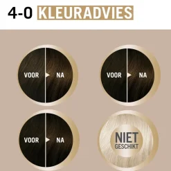 Sale 4-0 Natuurlijk Donkerbruin Verzorgende Crèmekleuring Haarverf