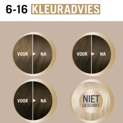 Hot 6-16 Cool Licht Asbruin Verzorgende Crèmekleuring Haarverf