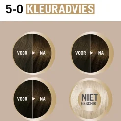 5-0 Natuurlijk Bruin Verzorgende Crèmekleuring Haarverf