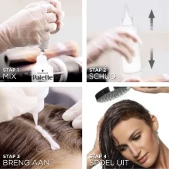 Clearance Schwarzkopf 800 Donkerbruin Haarkleuring Haarverf