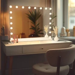 Vanity Mirror Pro Hollywood Make-up Spiegel met 15 Dimbare LED Lampen Make-Up Spiegels