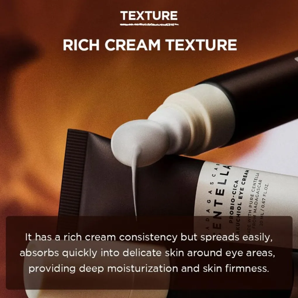 Hot Madagascar Centella Probio-Cica Bakuchiol Eye Cream 20ml*2ea Korean Skincare