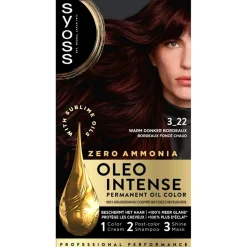 Sale Oleo Intense 3-22 Warm Donker Bordeaux Haarkleuring Haarverf